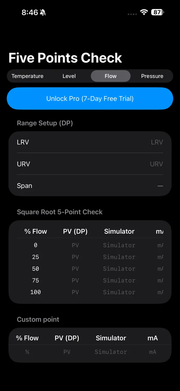 five Points Check Screenshot 1