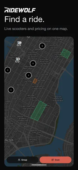 Ridewolf Sharing screenshot 1