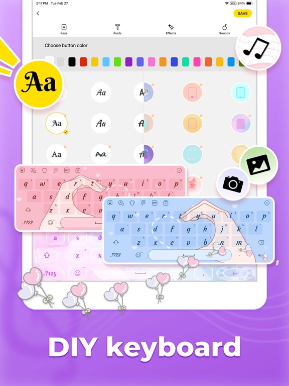 Screenshot #4 pour Emoji Keyboard&Fonts:Facemoji