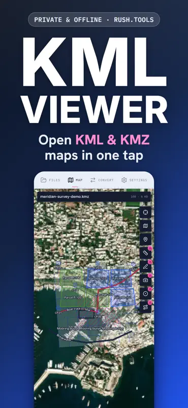 KML Viewer · KMZ File Opener screenshot 1 of 4