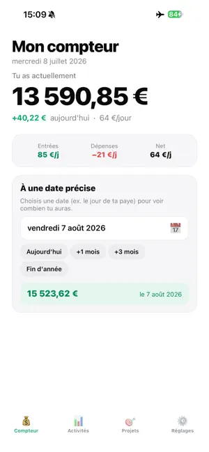 Pécule screenshot 2