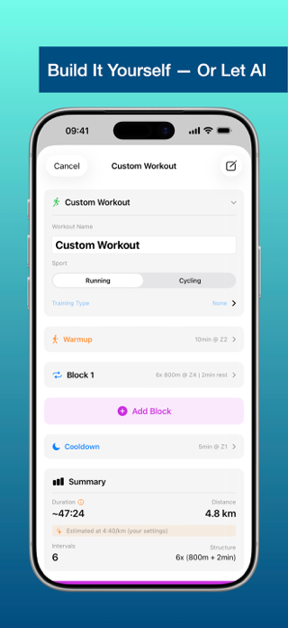 WeekPace: Apple Watch Run Plan Screenshot 4 of 5