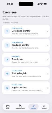 Thai language tones Screenshot 4 of 10