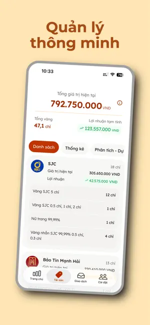 Ví Vàng - Golden Wallet screenshot 3