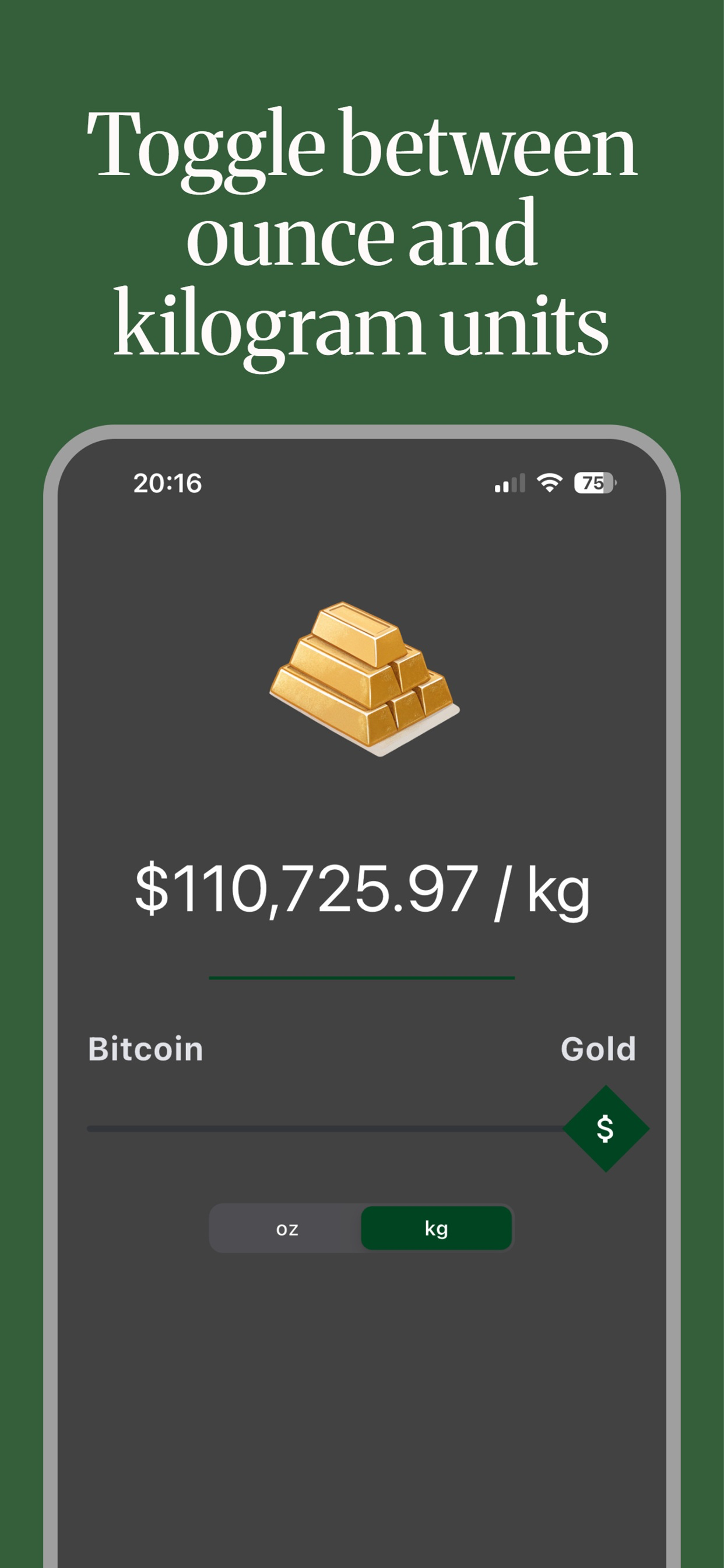Live Bitcoin Gold Silver Price screenshot 3