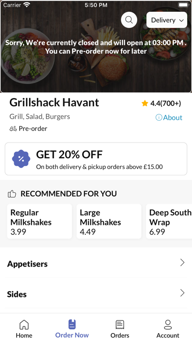 Grillshack Havant Screenshot