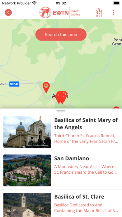 EWTN Travel Jubilee Screenshot