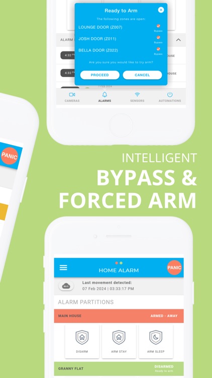 pod - alarm system control