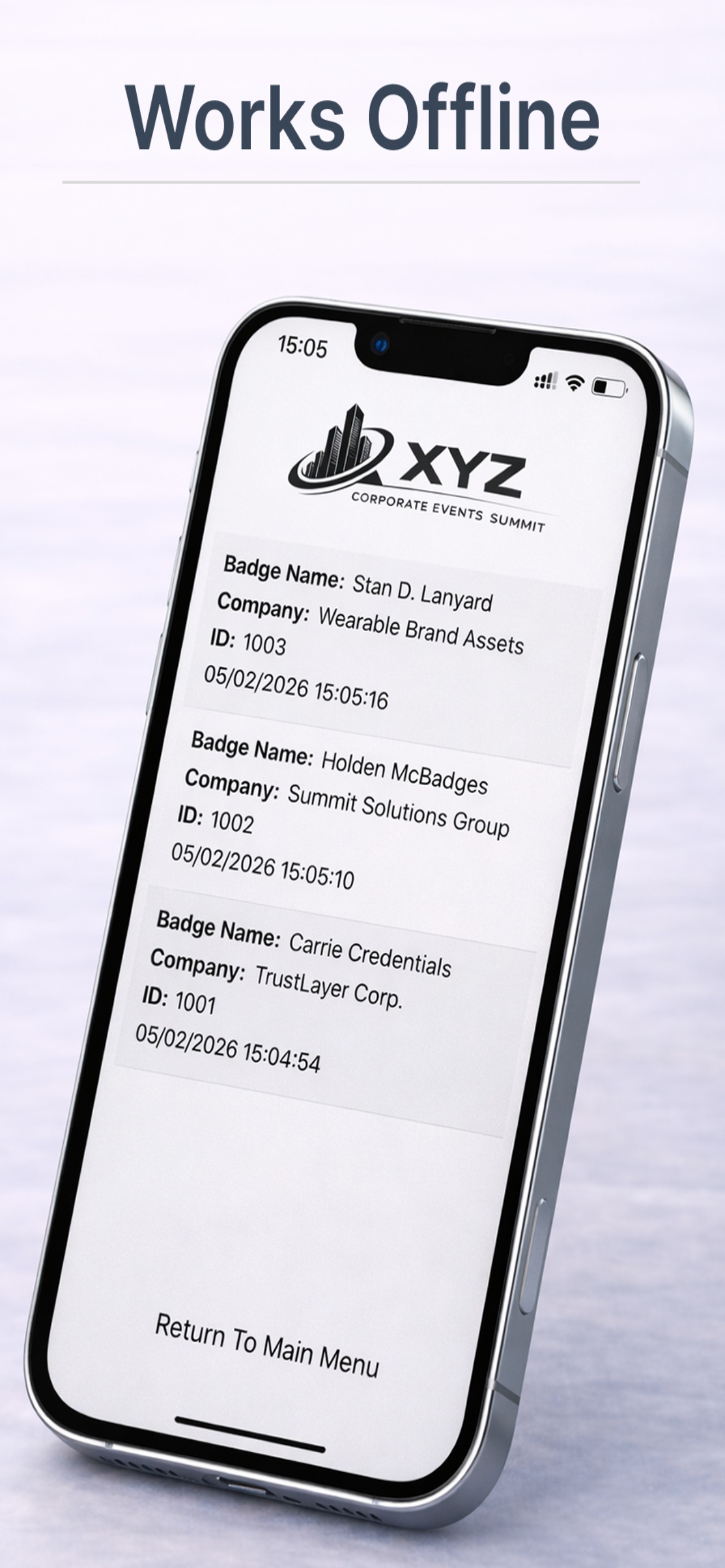 The Badge Scanner screenshot 4