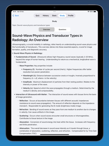 Radiology -Quiz iPad screenshot