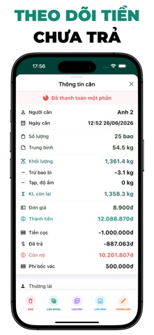 Cân Lúa Pro: Quản Lý Mua Bán のスクリーンショット