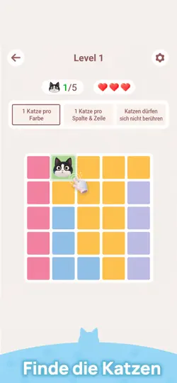 Screenshot von Meowdoku! auf dem iPhone 1