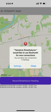 Tamatrac Breathalyzer Screenshot 1 of 7
