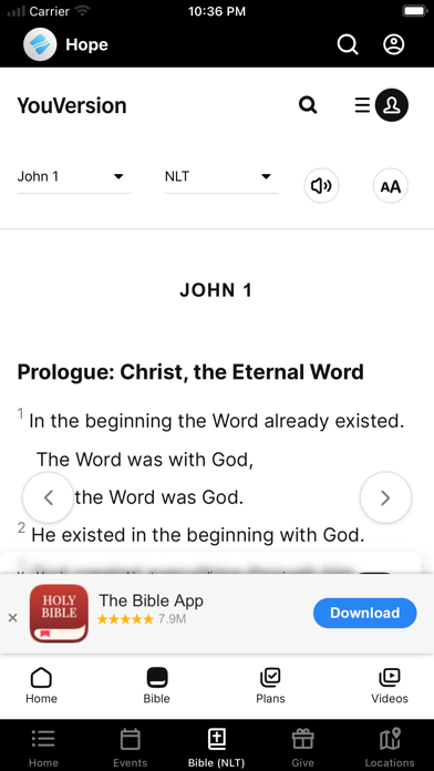 Hope Fellowship Screenshot