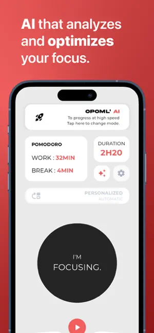 oPomly - Pomodoro AI & Focus screenshot 4