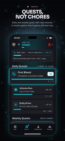 XPGym: Gamified Gym Tracker Screenshot 3 of 6