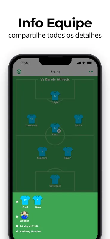 Fussball Aufstellung screenshot 4 of 7