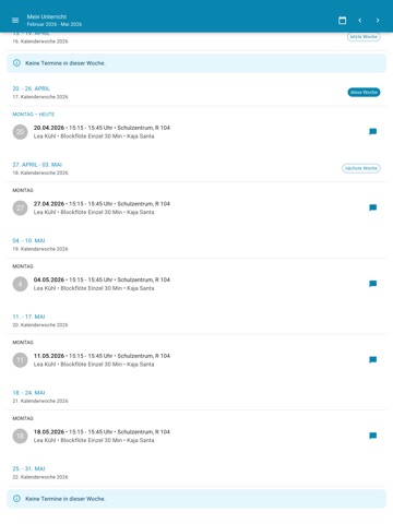 MTK-Schule Bannewitz iPad screenshot