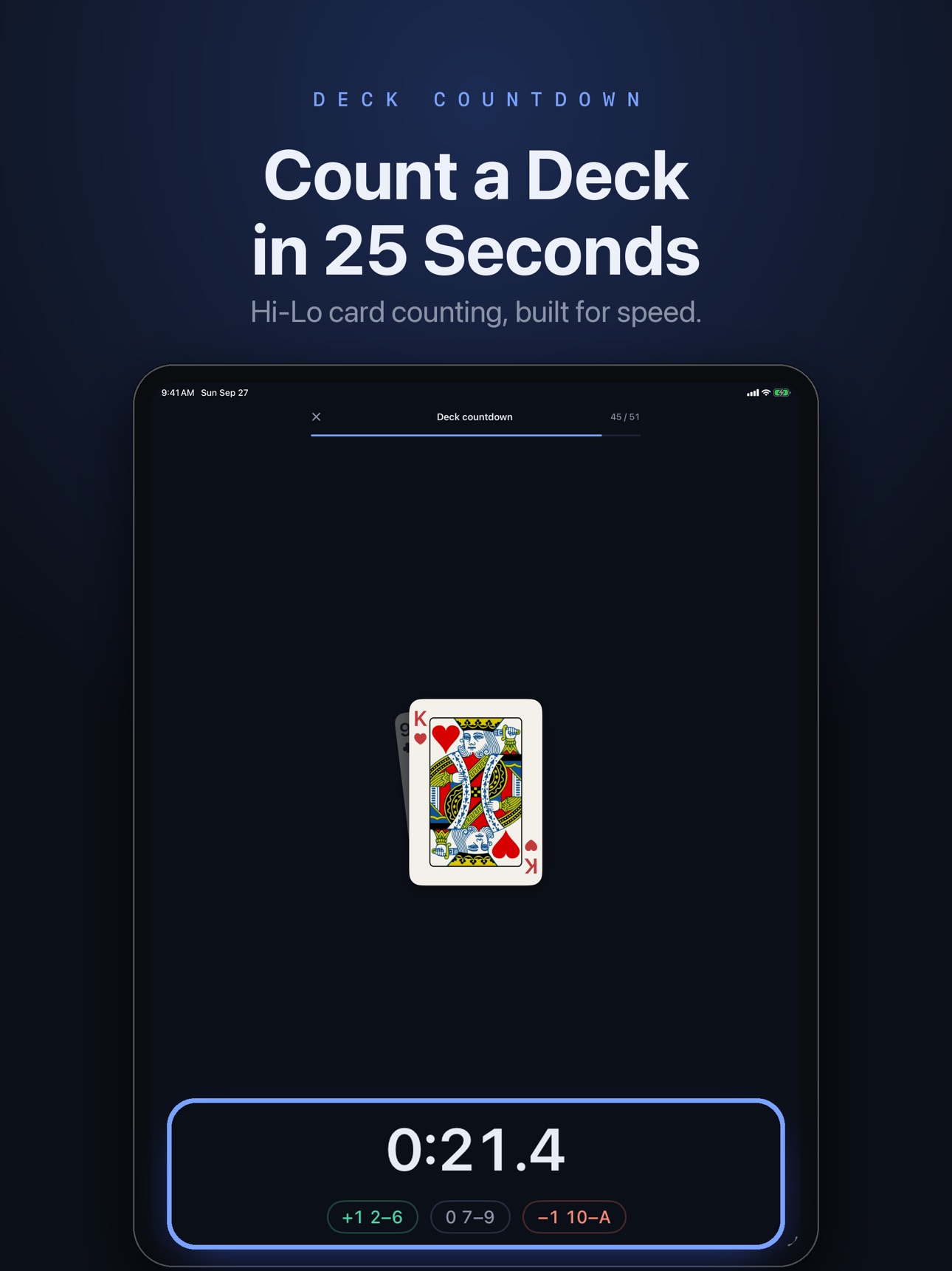 Screenshot 7 of Running Count: Card Counting