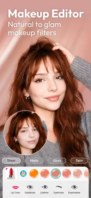YouCam Makeup: Face Editor screenshot 1