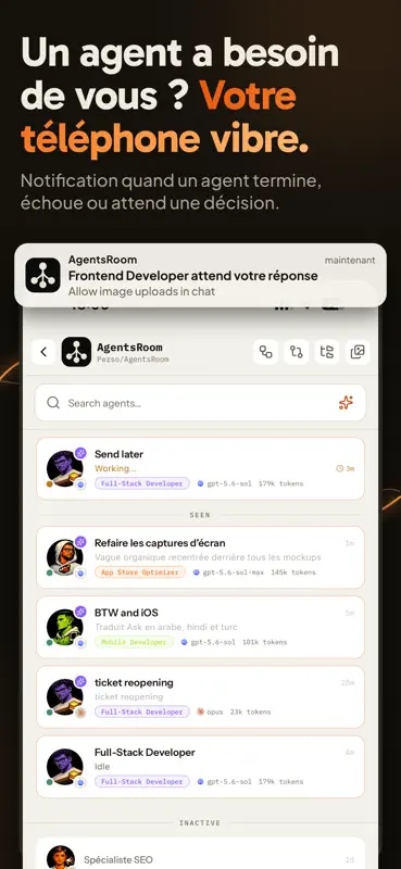 AgentsRoom: Dev Remote Control screenshot 3 of 10