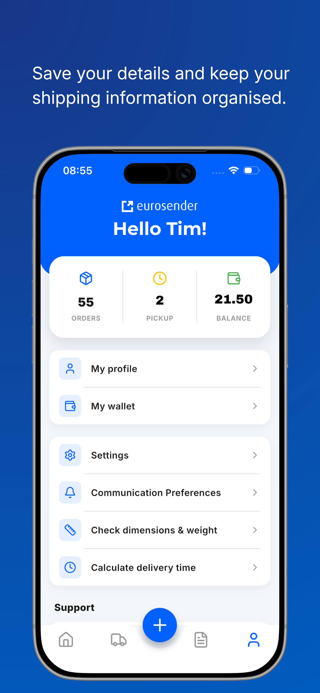 Eurosender Mobile screenshot 7