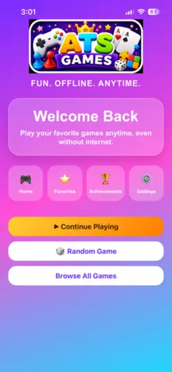 Скриншот ATS Games на iPhone 1