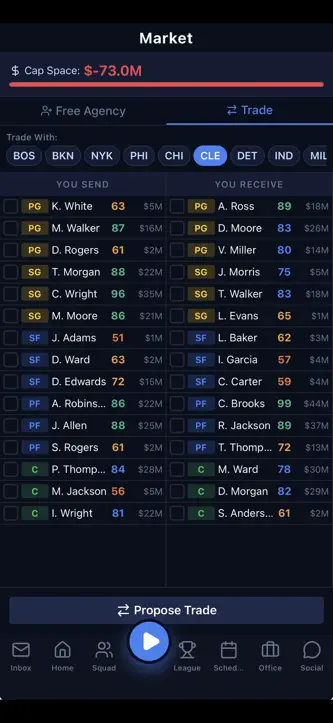 Franchise Basketball screenshot 1