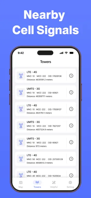 Cellular Tower & Signal Finder screenshot 2