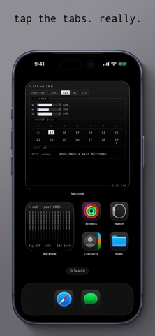 Backtick: Terminal Widgets Screenshot 3 of 7