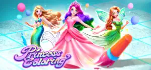 Princess Game Fantasy Coloring screenshot #9 for iPhone