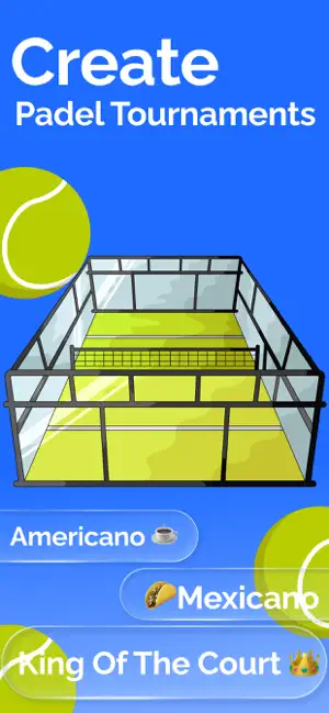 Padel Americano & Mexicano App screenshot 1