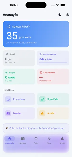 Puhu — YKS Asistanı screenshot 1