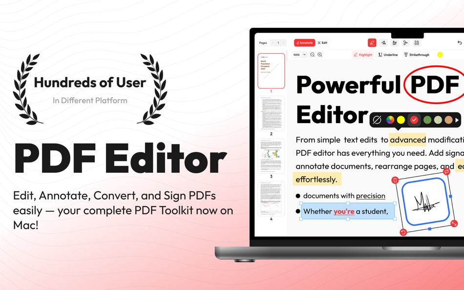 #1. PDF Editor- Edit PDF Documents (macOS) 由: APPS BRAINS LTD
