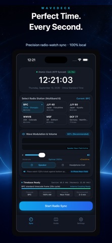 WaveDeck - Radio Watch Sync Screenshot 1 of 3