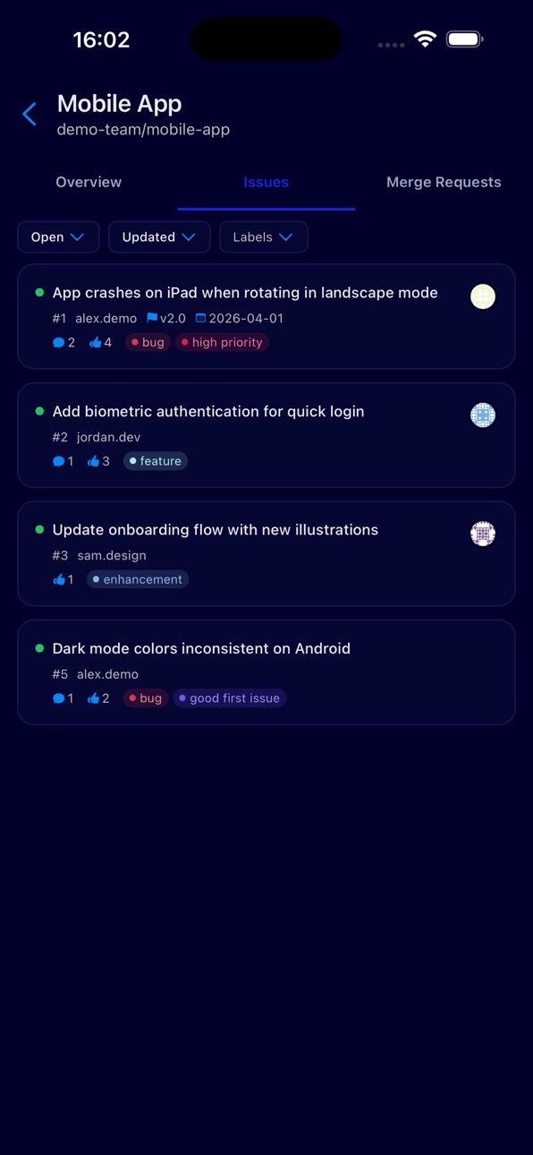 iPhone screenshot