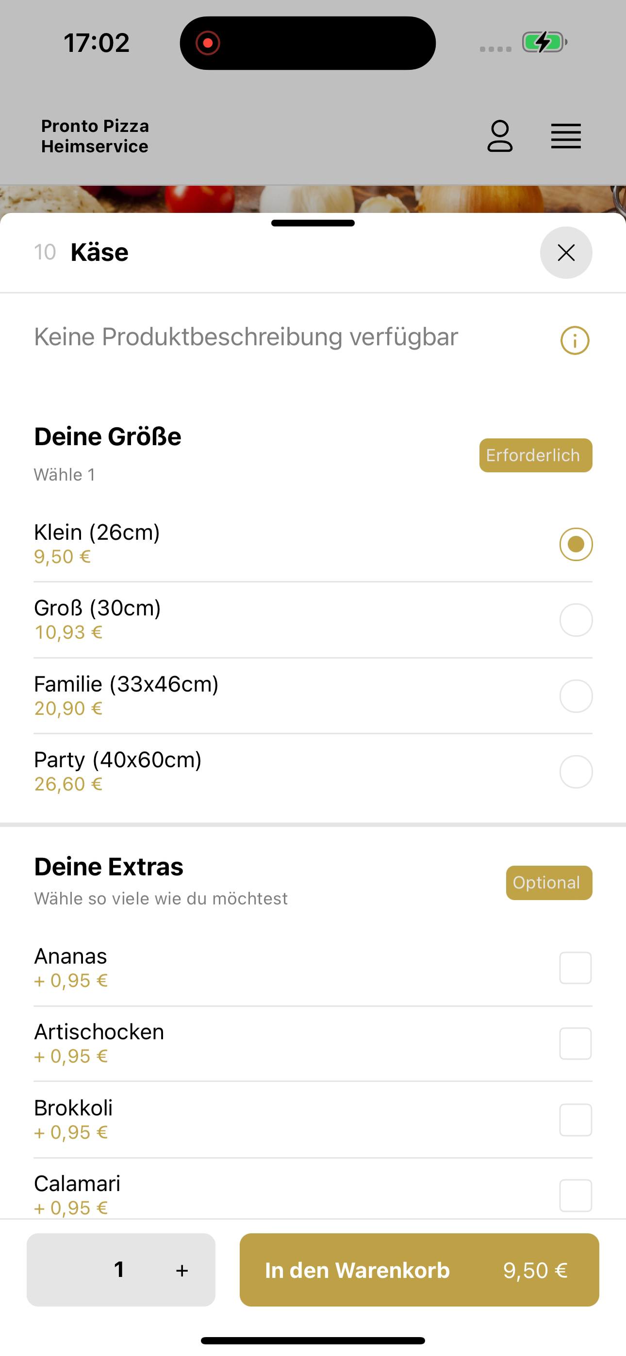 Pronto Pizza Schwieberdingen screenshot 7