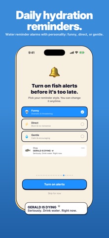 Glug - Pet Fish Water Tracker Screenshot 3 of 6
