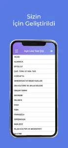 Açık Lise Test Çoz screenshot #1 for iPhone