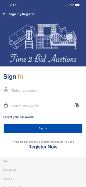 Time2BidAuctions screenshot 2
