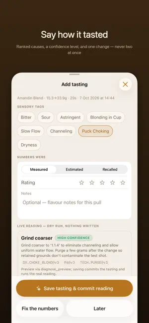 ShotPulled: Espresso Dial-In screenshot 2