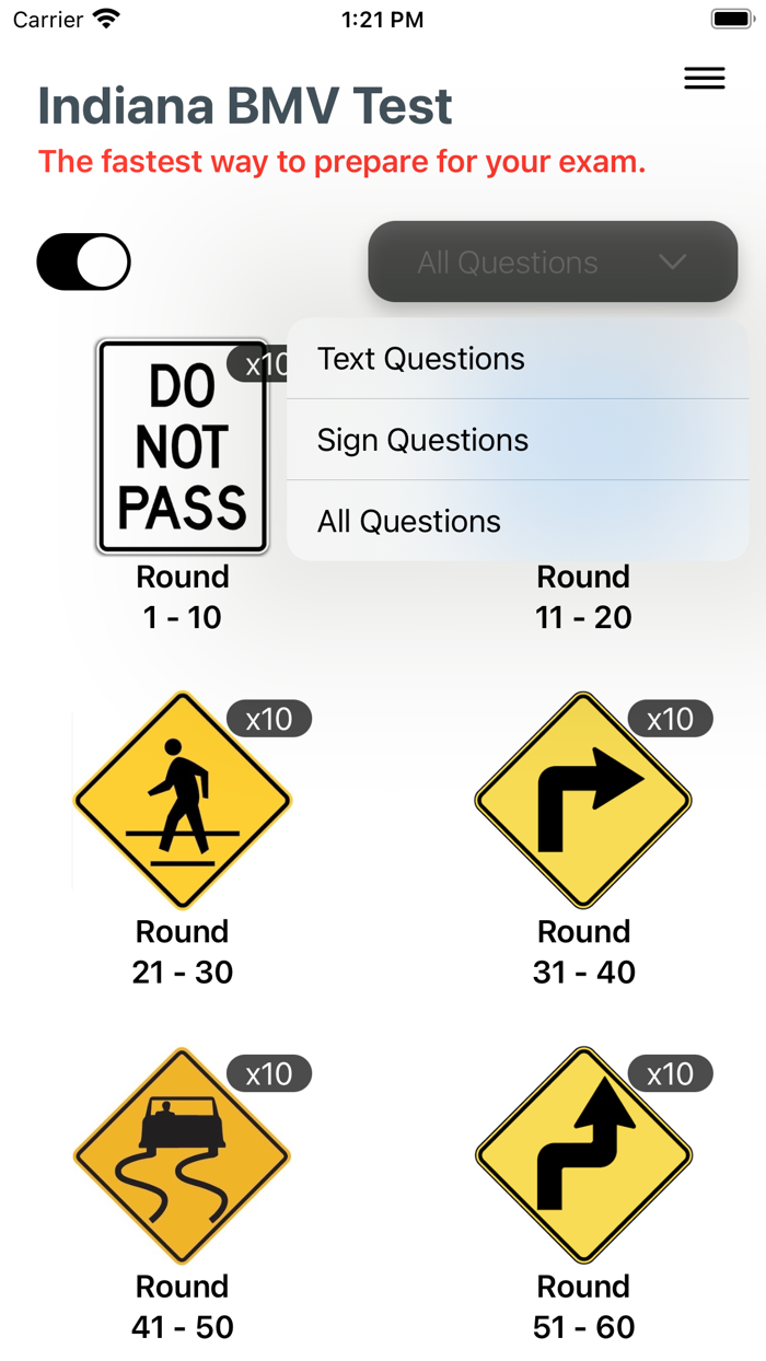 Indiana BMV Practice Test 2025