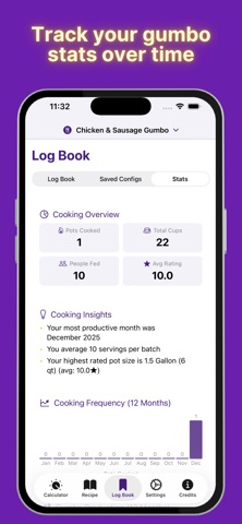 Gumbo Calculator iPhone screenshot