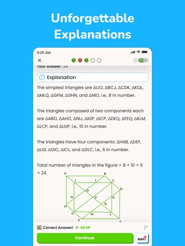 Gonit - Practice Math Olympiad iPad screenshot