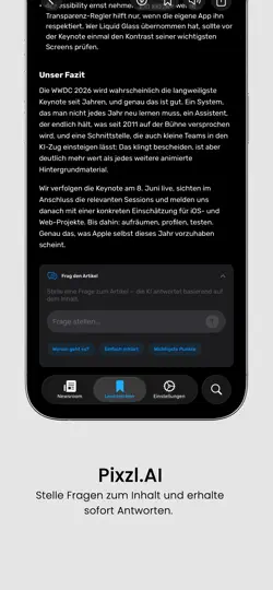 Screenshot von Pixzl auf dem iPhone 4