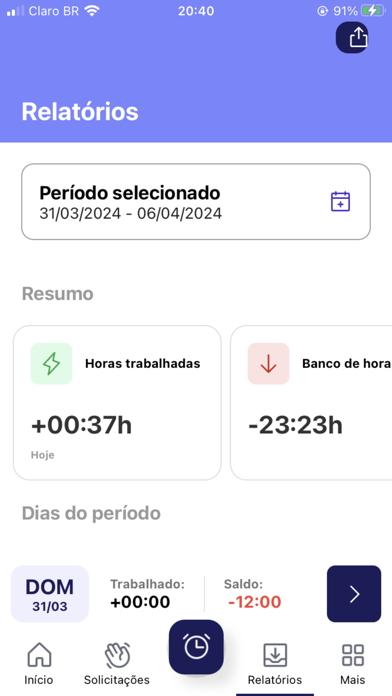 Hora Ponto - Colaborador Screenshot