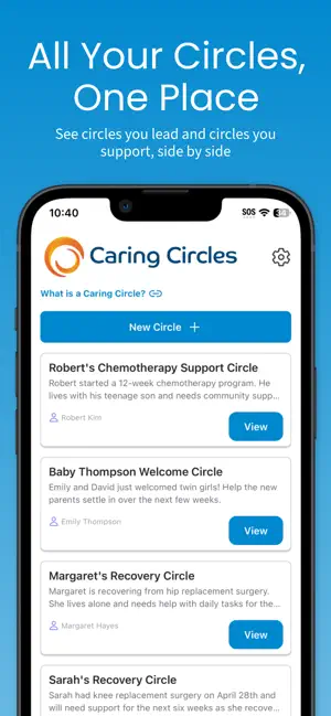 Caring Circles screenshot 1