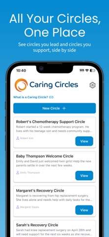 Caring Circles Screenshot 1 of 5