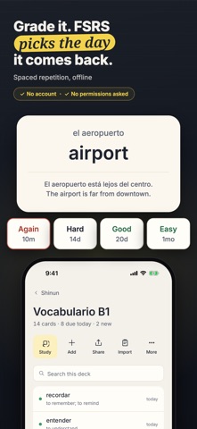 Shinun: Flashcards Screenshot 2 of 5