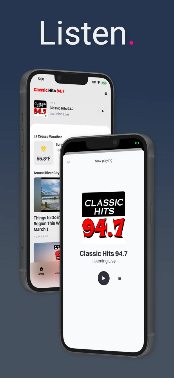 Screenshot #1 pour CLASSIC HITS 94.7